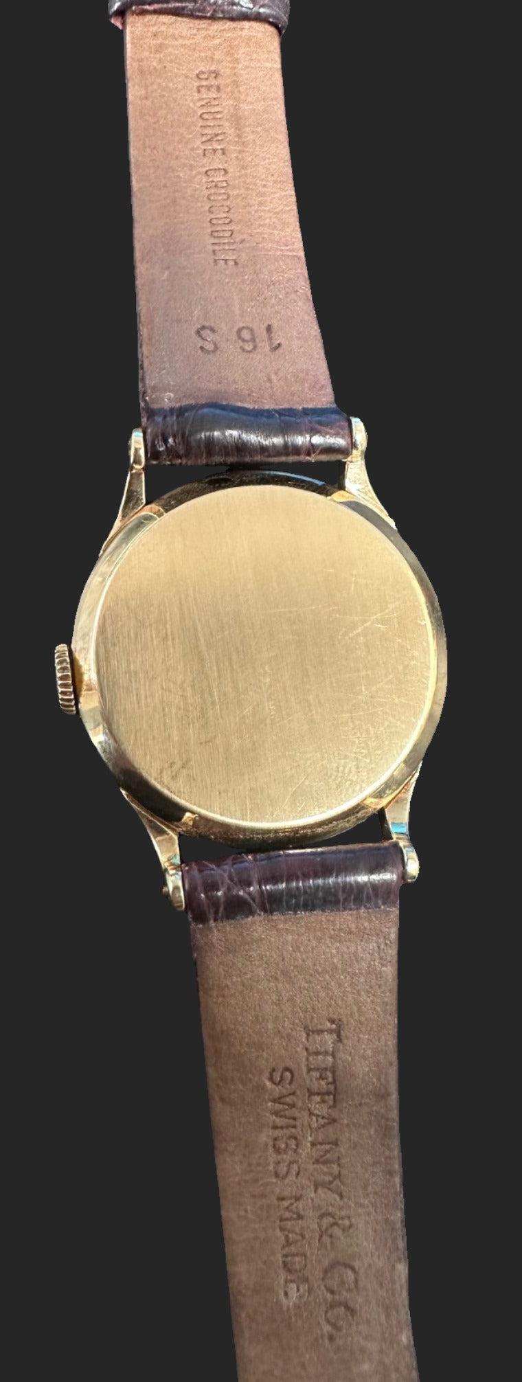 Tiffany & Co. 14K Gold Case Vintage Winding Wristwatch, Fresh Service! Tiffany Strap & Clasp