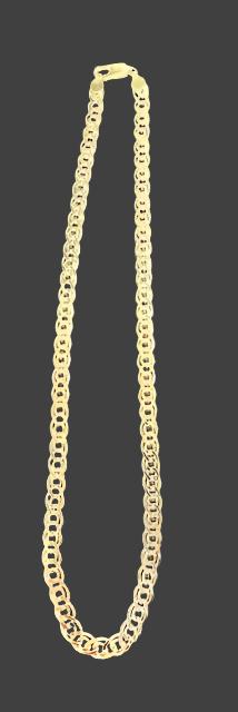 FABULOUS Special Link Chain in 14-K Yellow Gold w/Nice Lobster Clasp, 16" Length.  Made in Italy