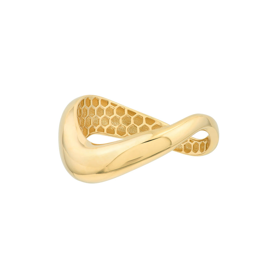 "The Shift" Band Ring in 14K Yellow Gold, Finger Size 8