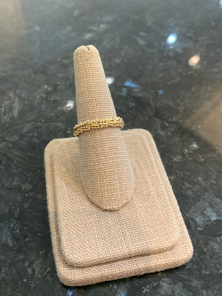 Incredible Link Ring in 14K Yellow Gold, Finger Size 7.5